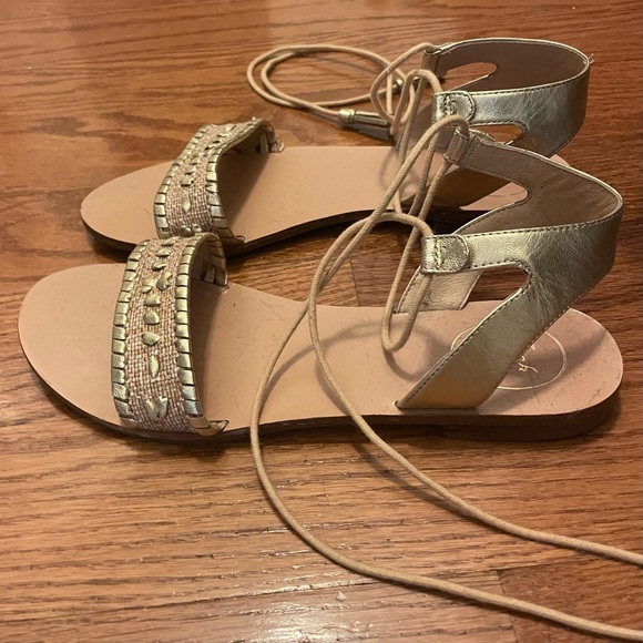 Jack Rogers tie up sandals- size 10 - Picture 2 of 3